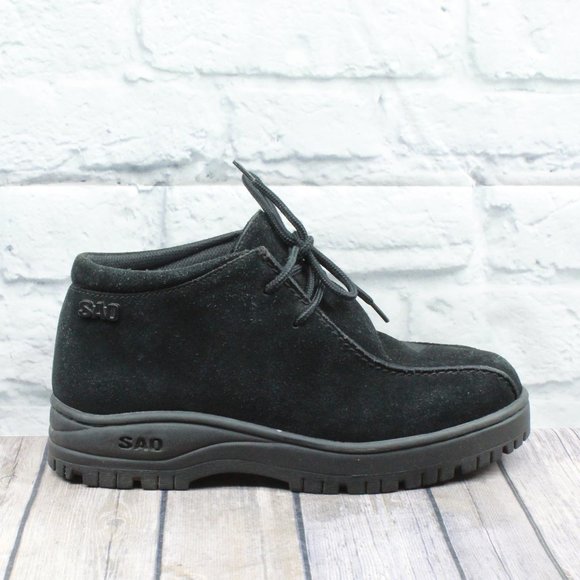 Sao Stacy Adams Dublin II Black Chukka Suede Lace Up Ankle Boots Size 9 M - Picture 2 of 10